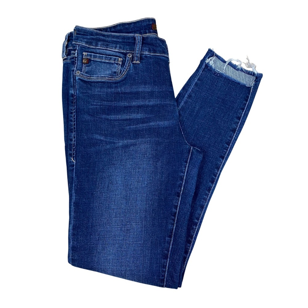Dear John American Classic Skinny Jeans Dark Wash Raw Hem Women’s 28